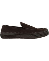 Loewe - Rio Suede Loafer - Lyst