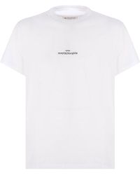 Maison Margiela - Logo Cotton T-Shirt - Lyst