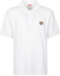 KENZO - Cotton Polo Shirt - Lyst