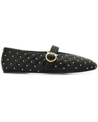Ferragamo - Leather Quilted Ballet Flats - Lyst