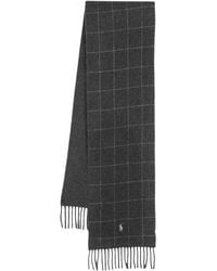 Polo Ralph Lauren - Polo Pony-Motif Fringed Scarf - Lyst