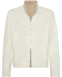 Brunello Cucinelli - Giacche Bianco Neutro-Uomo - Lyst