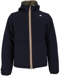K-Way - Jack Spacer Reversible Hooded Jacket - Lyst