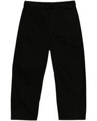 Lemaire - Twisted Belted Trousers - Lyst