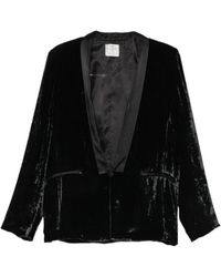 forte_forte - Velvet Smoking Jacket - Lyst