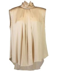 Brunello Cucinelli - Silk Top - Lyst