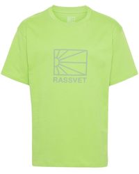 Rassvet (PACCBET) - Logo-rubberised Cotton T-shirt - Lyst