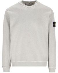 Stone Island - Old Effect Sweatshirt - Lyst