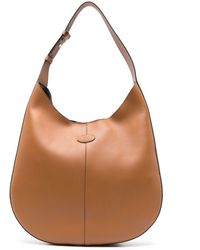 Tod's - Borda Hobo Di Bag Media - Lyst