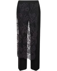 Zimmermann - Valiant Lace Wool Trousers - Lyst