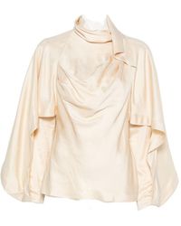 Zimmermann - Ascent Draped Blouse - Lyst