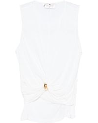 Elisabetta Franchi - Sleeveless Top - Lyst