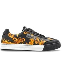 Versace Jeans Couture - Sneaker With Baroque Detail - Lyst