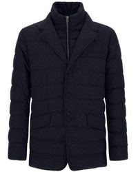 Herno - Nylon Short Down Jacket - Lyst