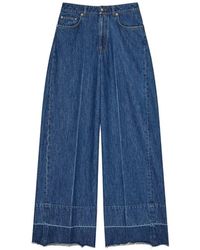 Givenchy - Wide-Leg Denim Cotton Jeans - Lyst