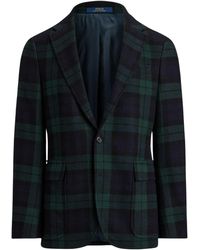 Polo Ralph Lauren - Tartan-Check Single-Breasted Blazer - Lyst