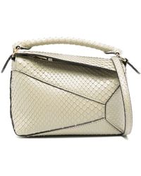 Loewe - Puzzle Edge Mini Leather Handbag - Lyst