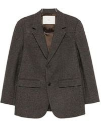 DUNST - Wool Single-Breasted Blazer Jacket - Lyst