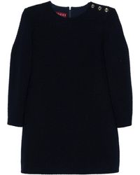 Gucci - Bouclé Mini Dress - Lyst