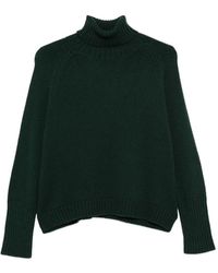 Base London - Wool Turtle-Neck Sweater - Lyst