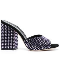 Paris Texas - 105 Mm Mules Embellished With Crystals - Lyst