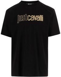 Just Cavalli - T-Shirt With Logo - Lyst