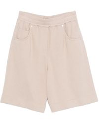 Brunello Cucinelli - Cotton Bermuda Shorts - Lyst