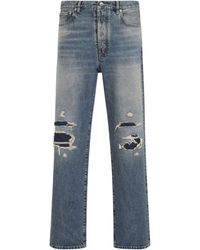 Maison Margiela - Distressed Straight-Leg Jeans - Lyst