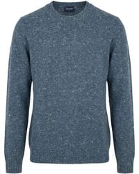 Drumohr - Flecked-Knit Wool Sweater - Lyst