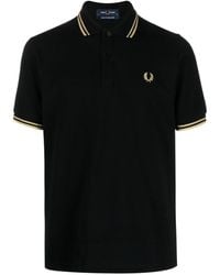 Fred Perry - Polo In Cotone Con Logo - Lyst