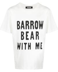 Barrow - Graphic-print Cotton T-shirt - Lyst