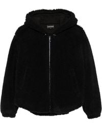 Emporio Armani - Faux-Fur Jacket - Lyst