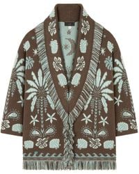 Alanui - Echoes Of The Island Wool And Cotton Cardigan - Lyst