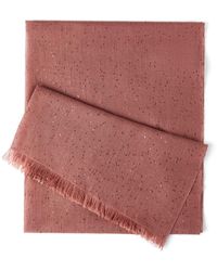 Brunello Cucinelli - Cashmere And Silk Scarf - Lyst