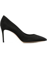 Casadei - Suede Leather Pumps - Lyst