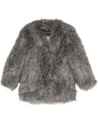 Thelaurent - Faux Fur Jacket - Lyst