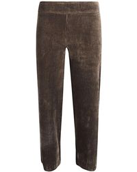 Avenue Montaigne - Corduroy Cropped Trousers - Lyst