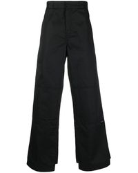 Palm Angels - Reversed Waistband Chino Pant Black/brown - Lyst