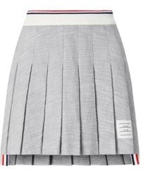 Thom Browne - Cotton Mini Skirt - Lyst