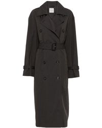 TOTEME - Cotton Blend Trench Coat - Lyst