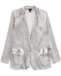 Avant Toi - Silk Double-Breasted Jacket - Lyst