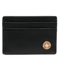 Versace - Medusa Leather Credit Card Case - Lyst