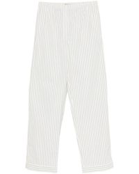 Miu Miu - Cotton Pajama Trousers - Lyst