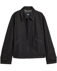 Y-3 - Denim Cotton Jacket - Lyst