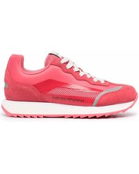 armani pink trainers