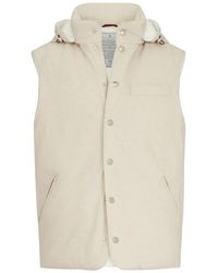 Brunello Cucinelli - Wool Padded Vest - Lyst