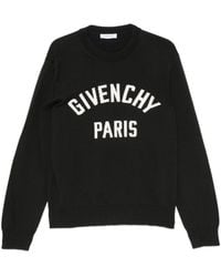 Givenchy - Cotton Blend Crewneck Sweater - Lyst
