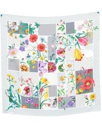 Gucci - Printed Silk Foulard - Lyst
