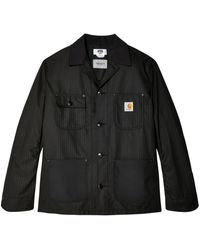 Junya Watanabe - Striped Button-up Jacket - Lyst