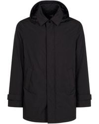 Herno - Midi Hooded Jacket - Lyst